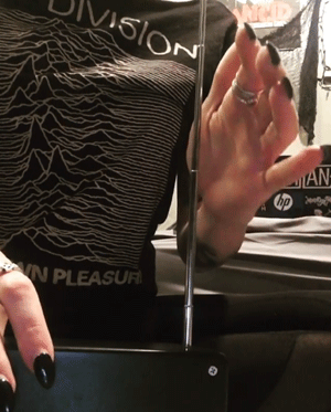 Lausanne and her Zep Theremin